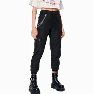 Nasty Gal - Black Pockets Cargo Pants